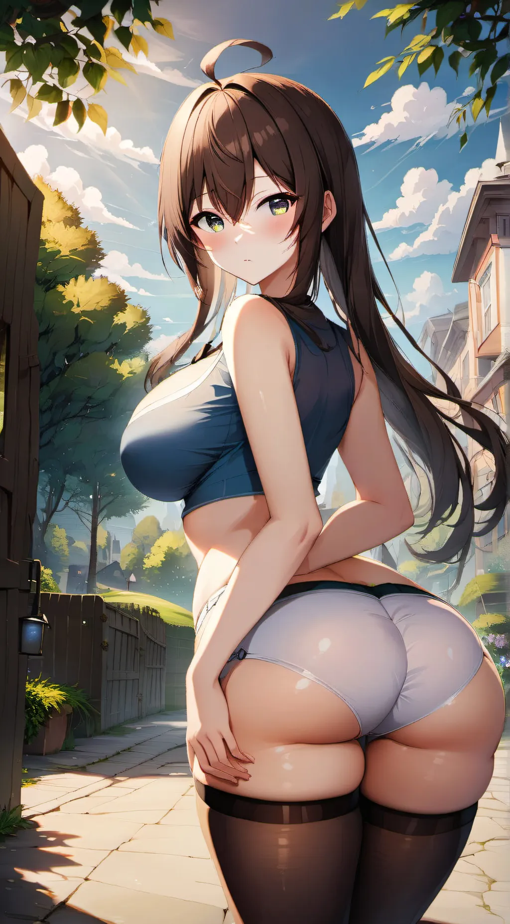 ai character: busty background