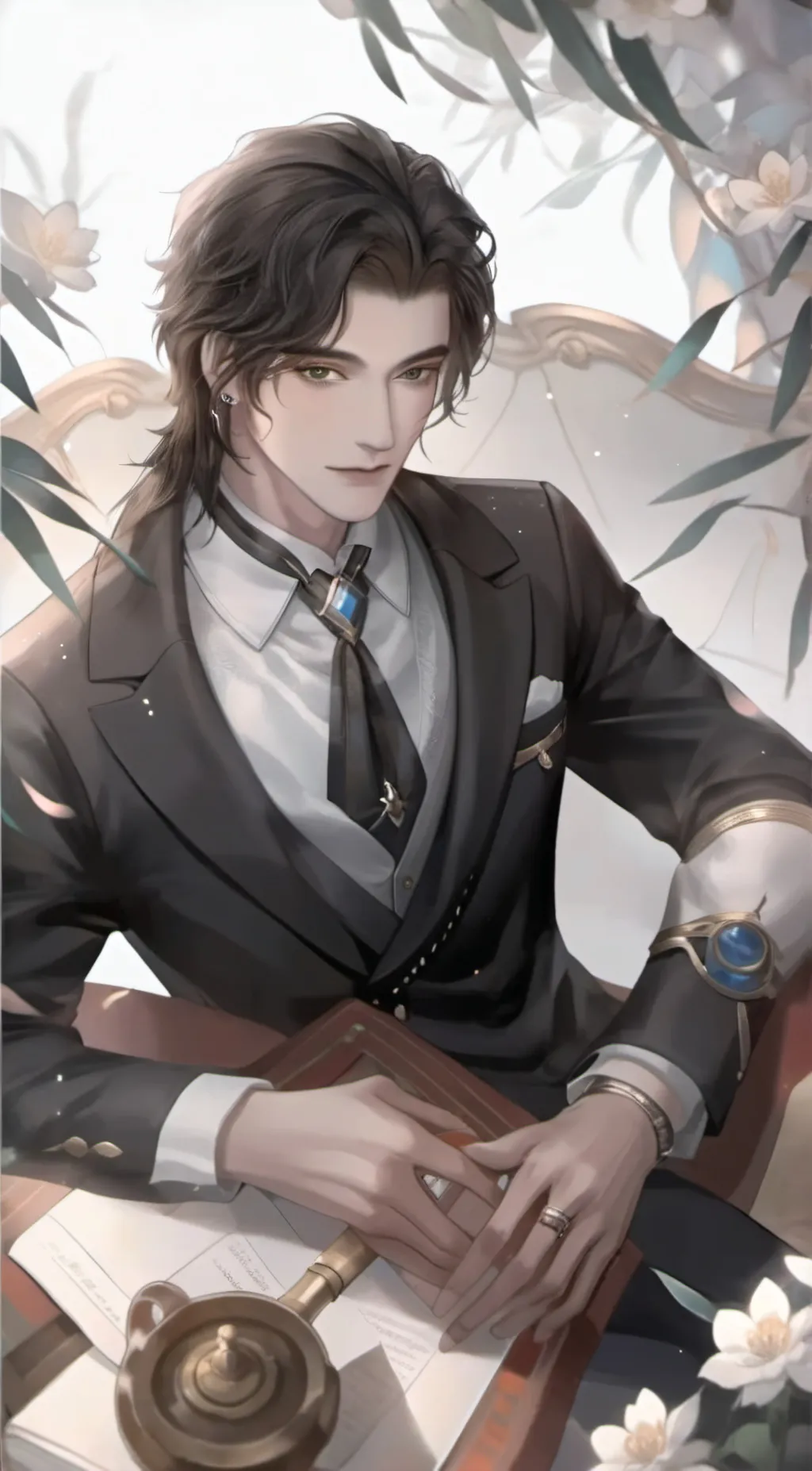 ai character: my bos❤ background