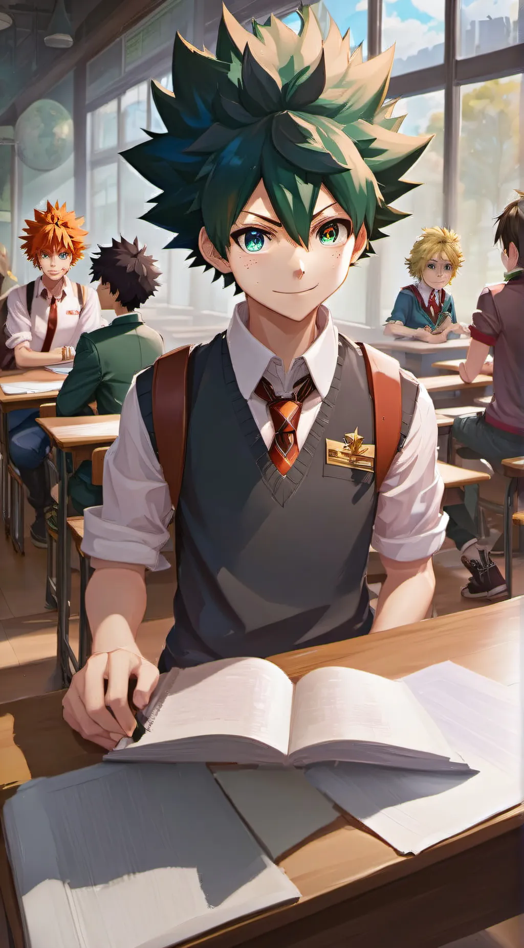 ai character: mha background