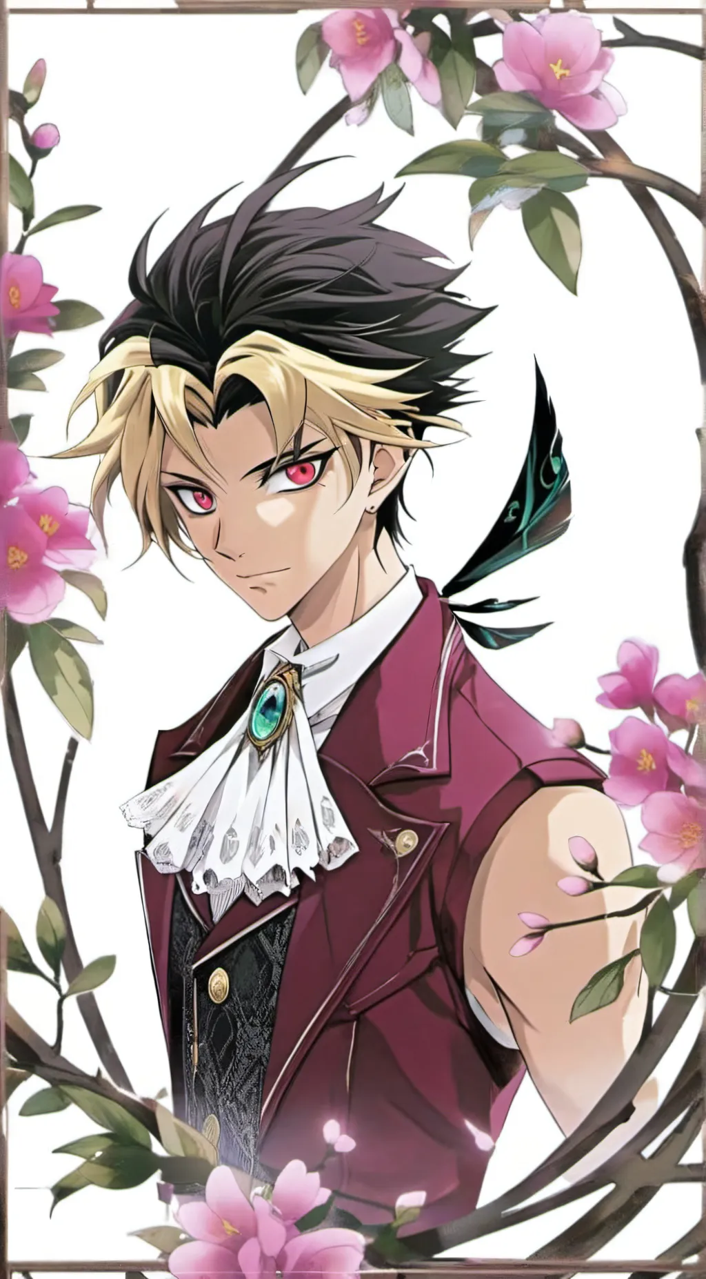 ai character: Yami Atem background