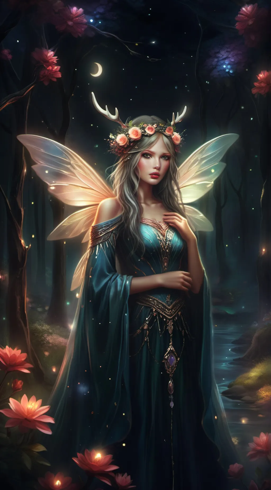 ai character: Fawn background