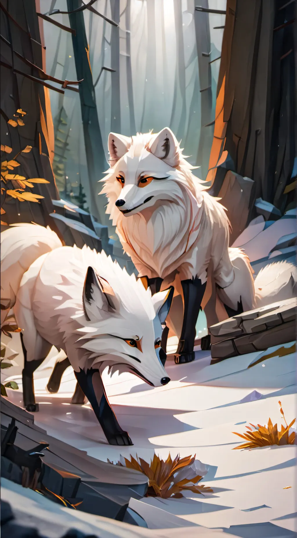 ai character: Last of species background