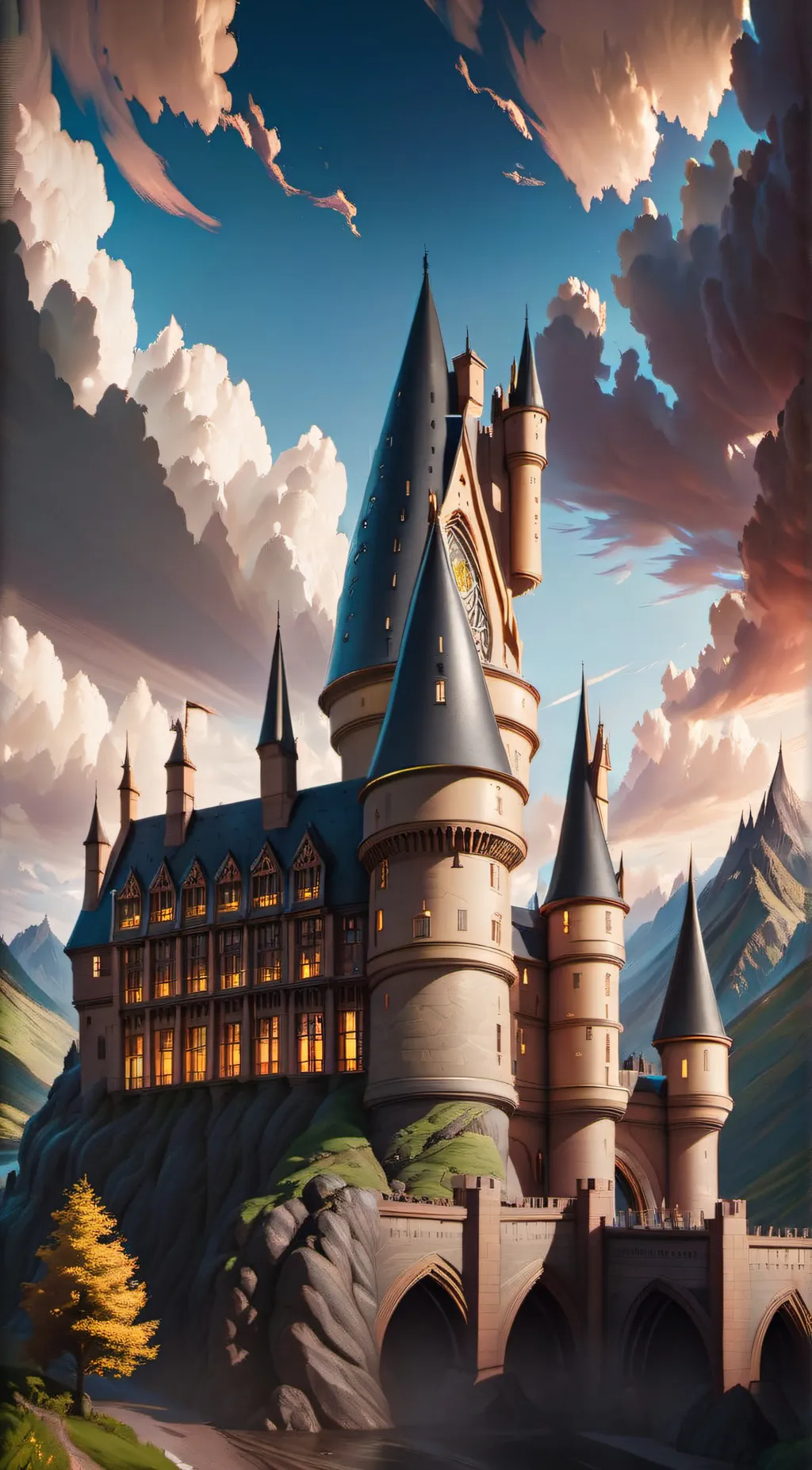 ai character: Hogwarts boy background