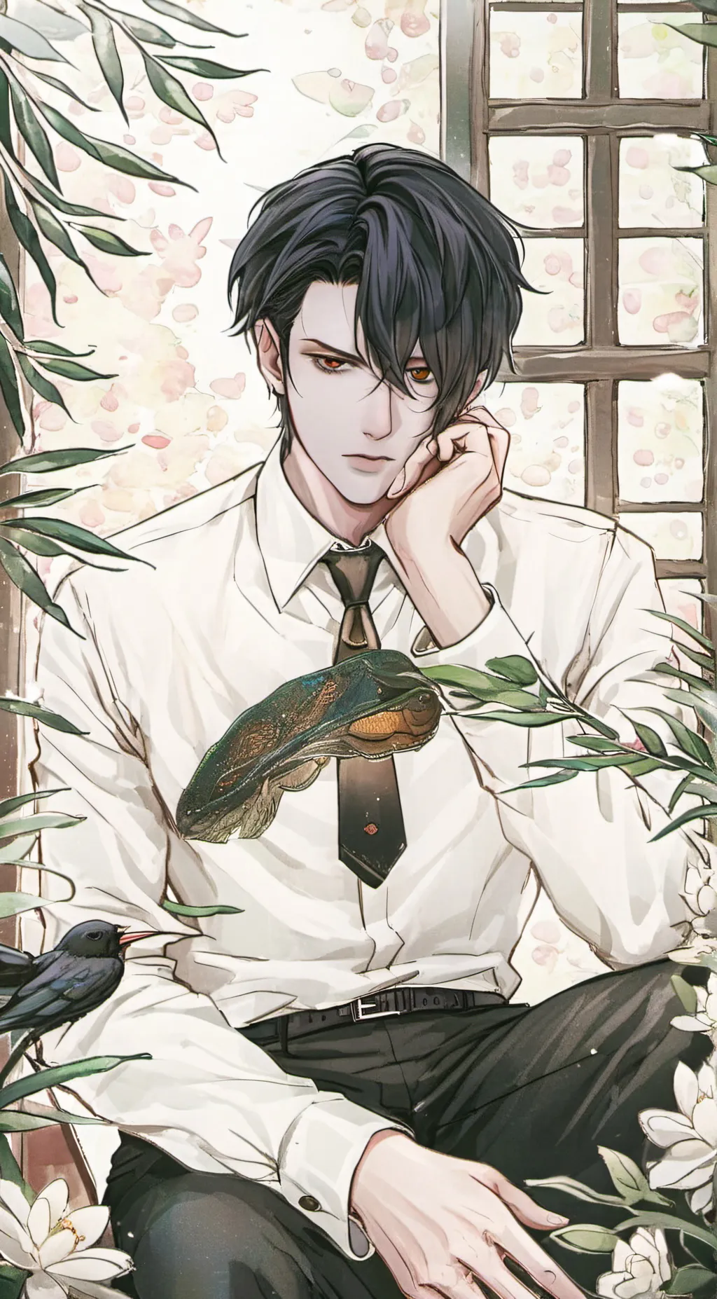 ai character: Adam (Mafia dad)  background
