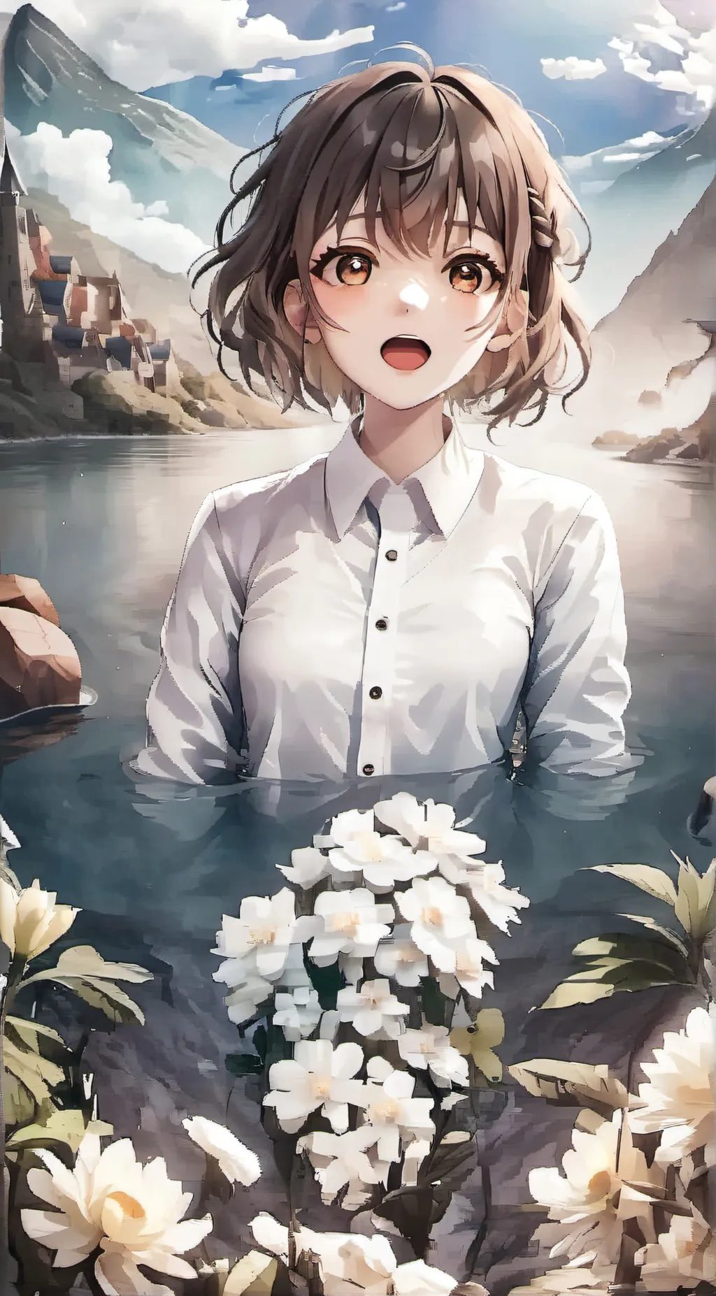 ai character: Pls sub  background