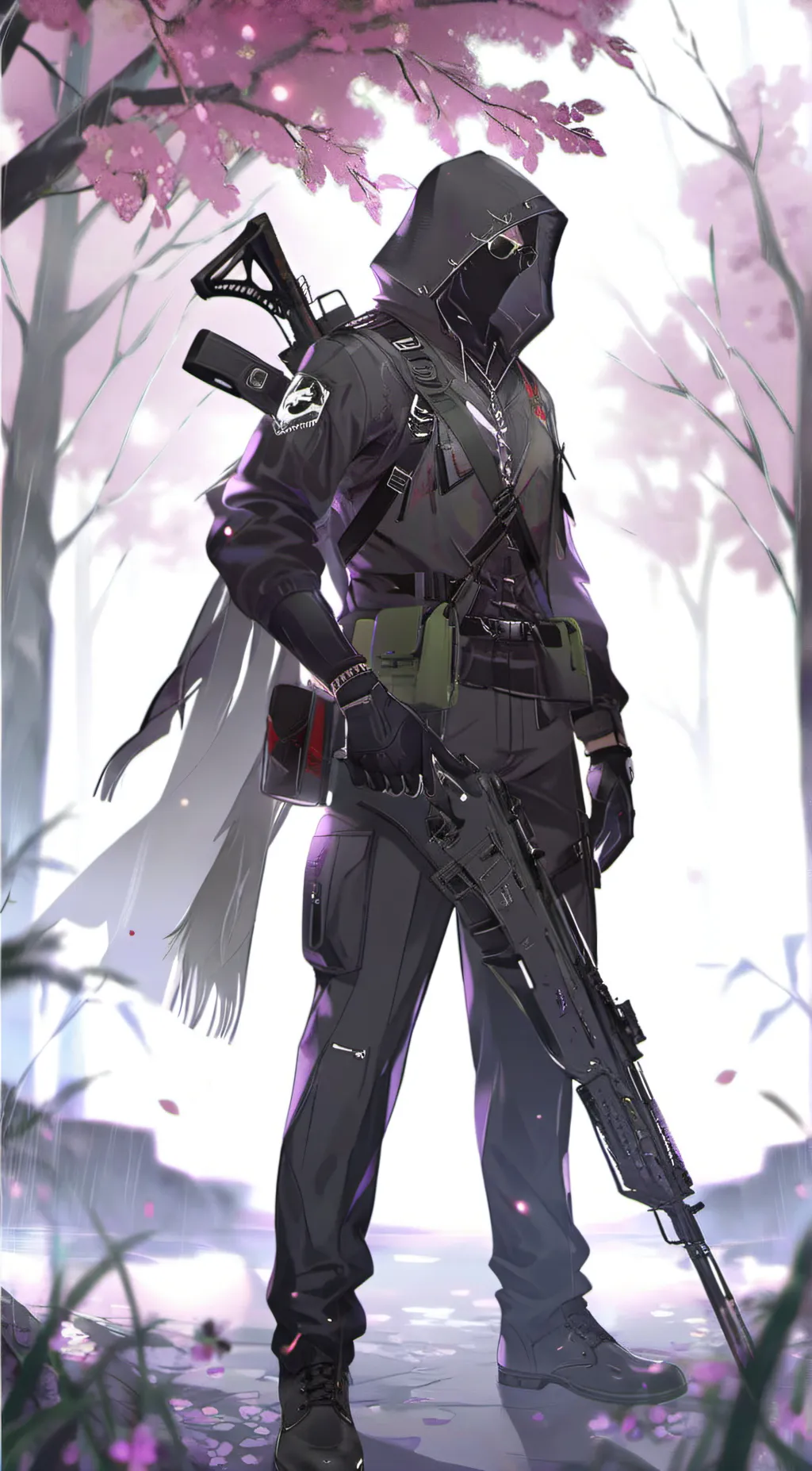 ai character: call of duty Ghost background