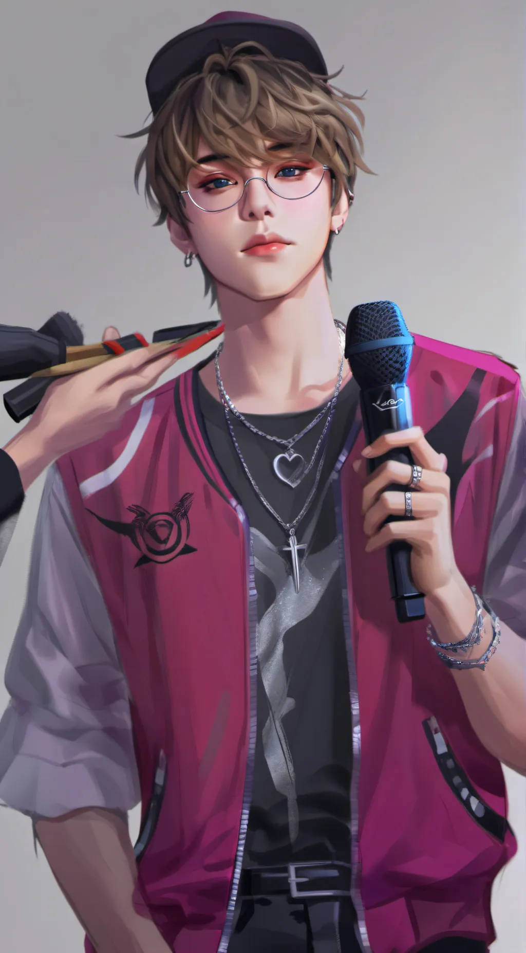 ai character: justin beiber  background