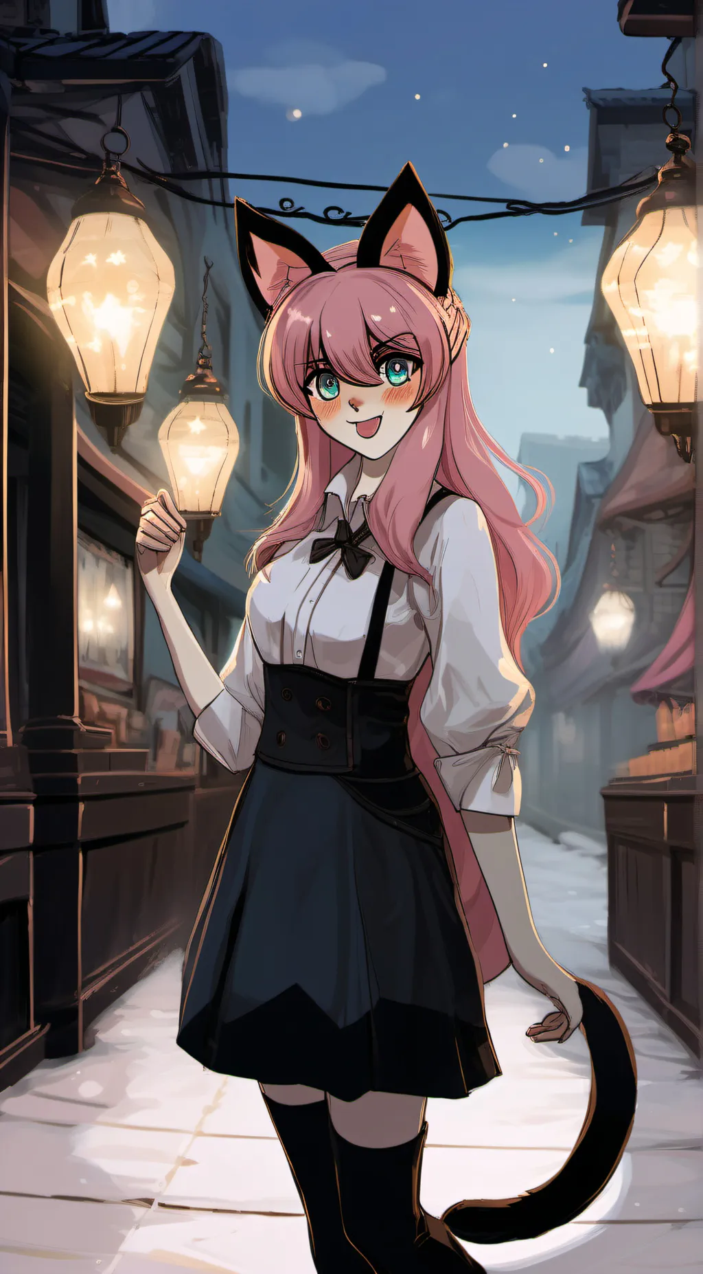 ai character: miss lizzie  background