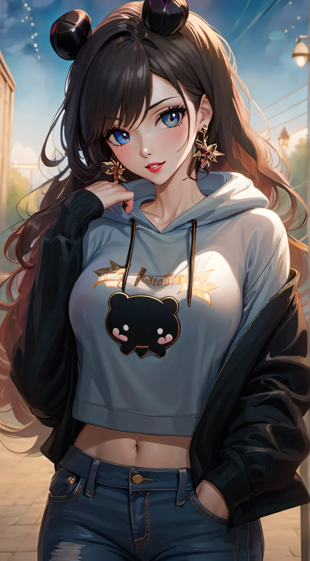 ai character: Allison  background