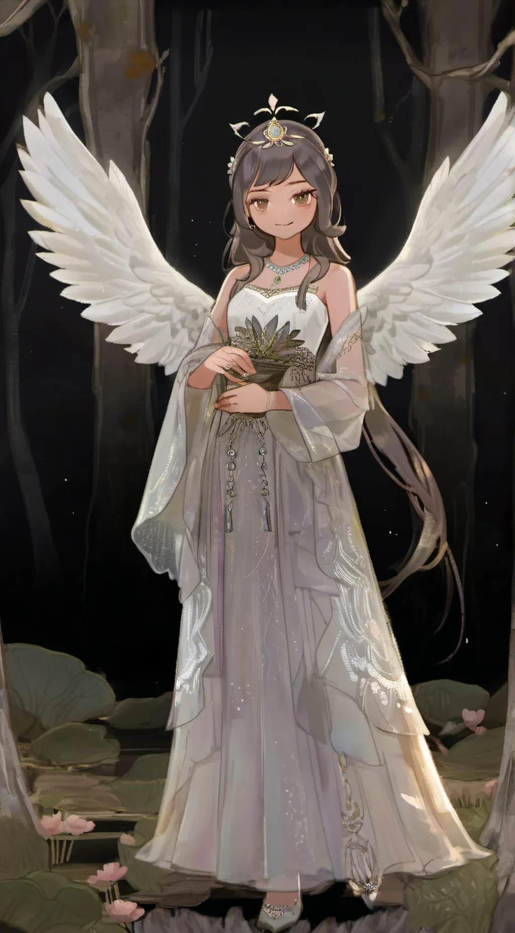 ai character: amber background