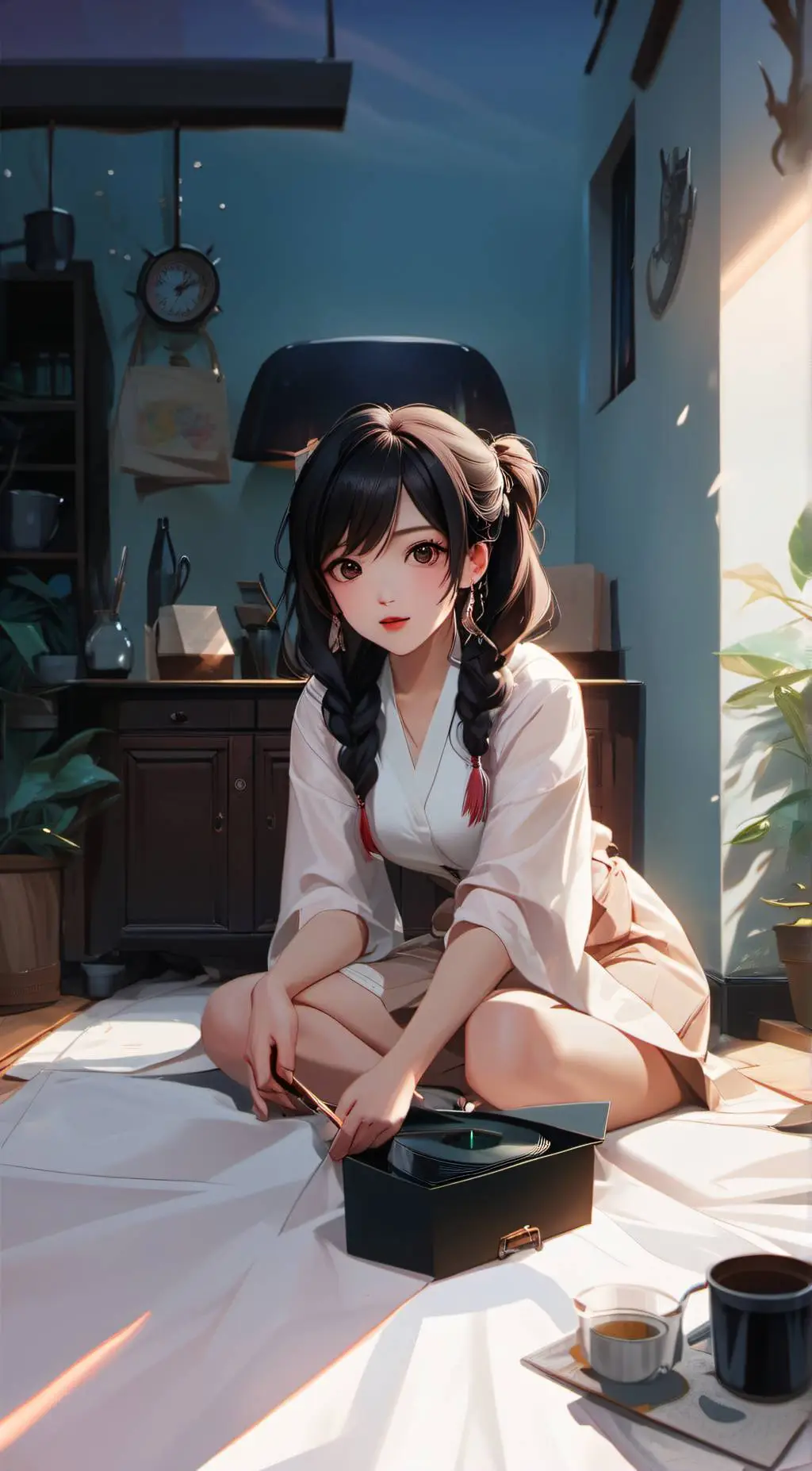 ai character: Lilla background