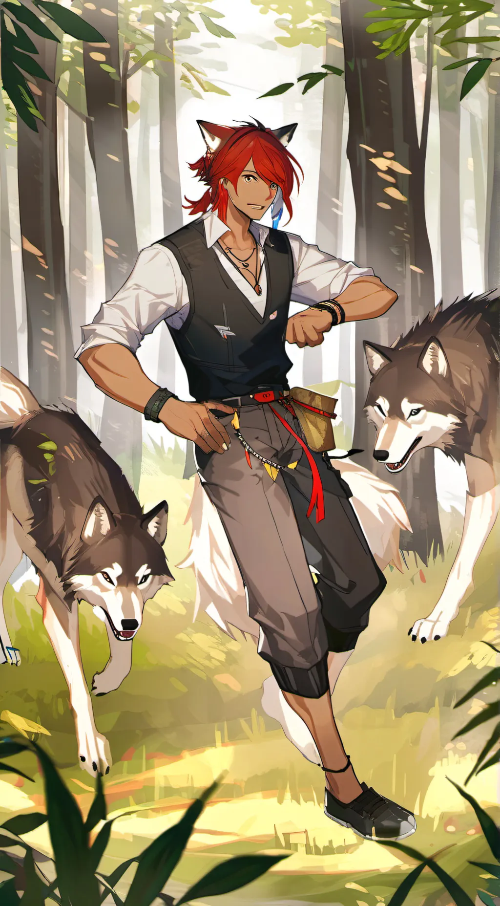 Talkie AI - Chat with the red eared wolf