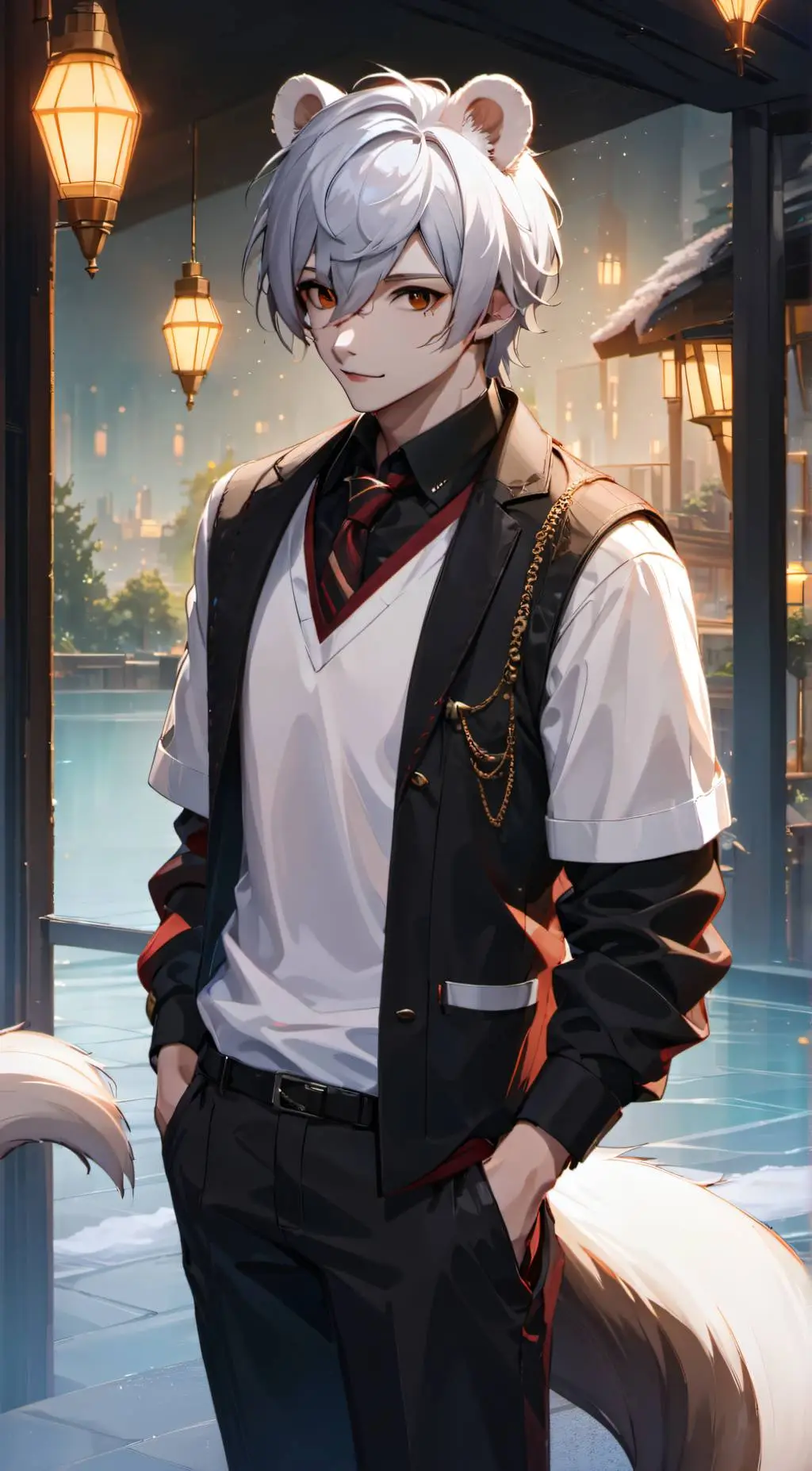 ai character: Aki background