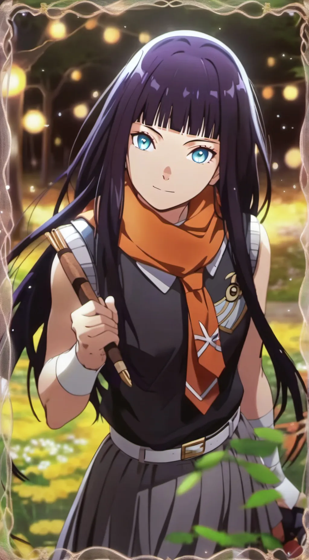 ai character: Hinata  background