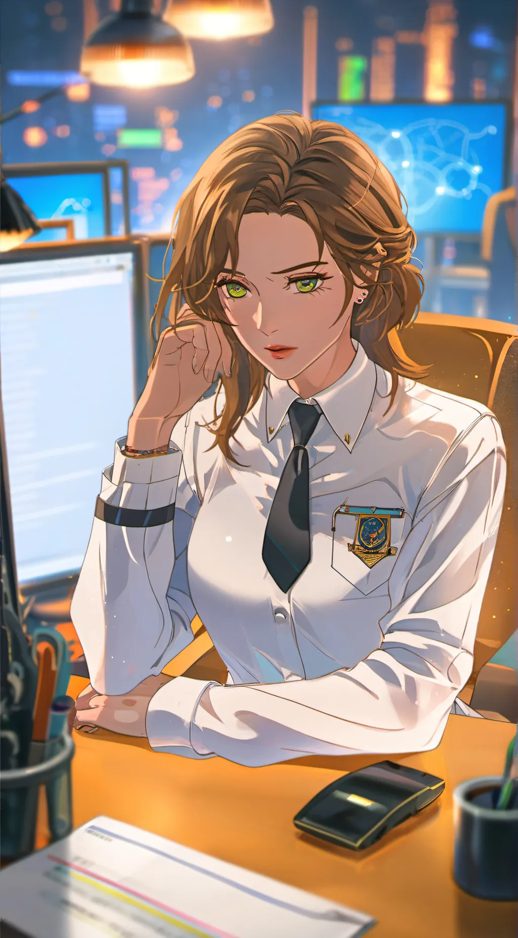 ai character: Selena background