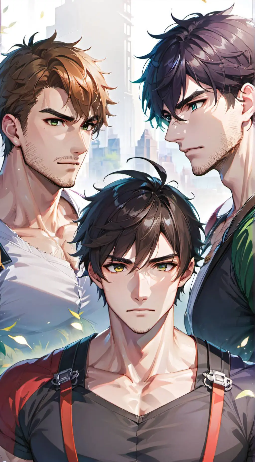 ai character: —Wren,Kai,Alex.— background