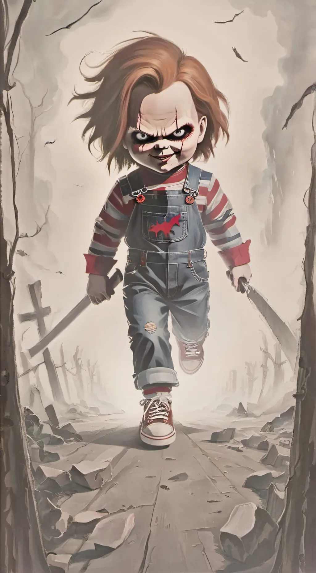 ai character: chucky background