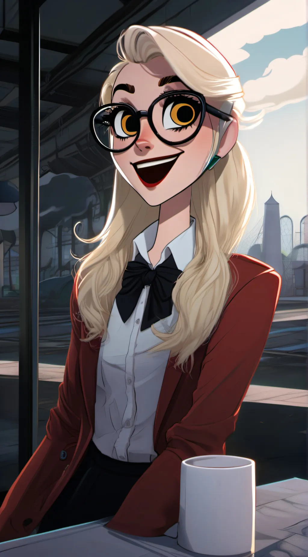 ai character: Charlie Morninstar background