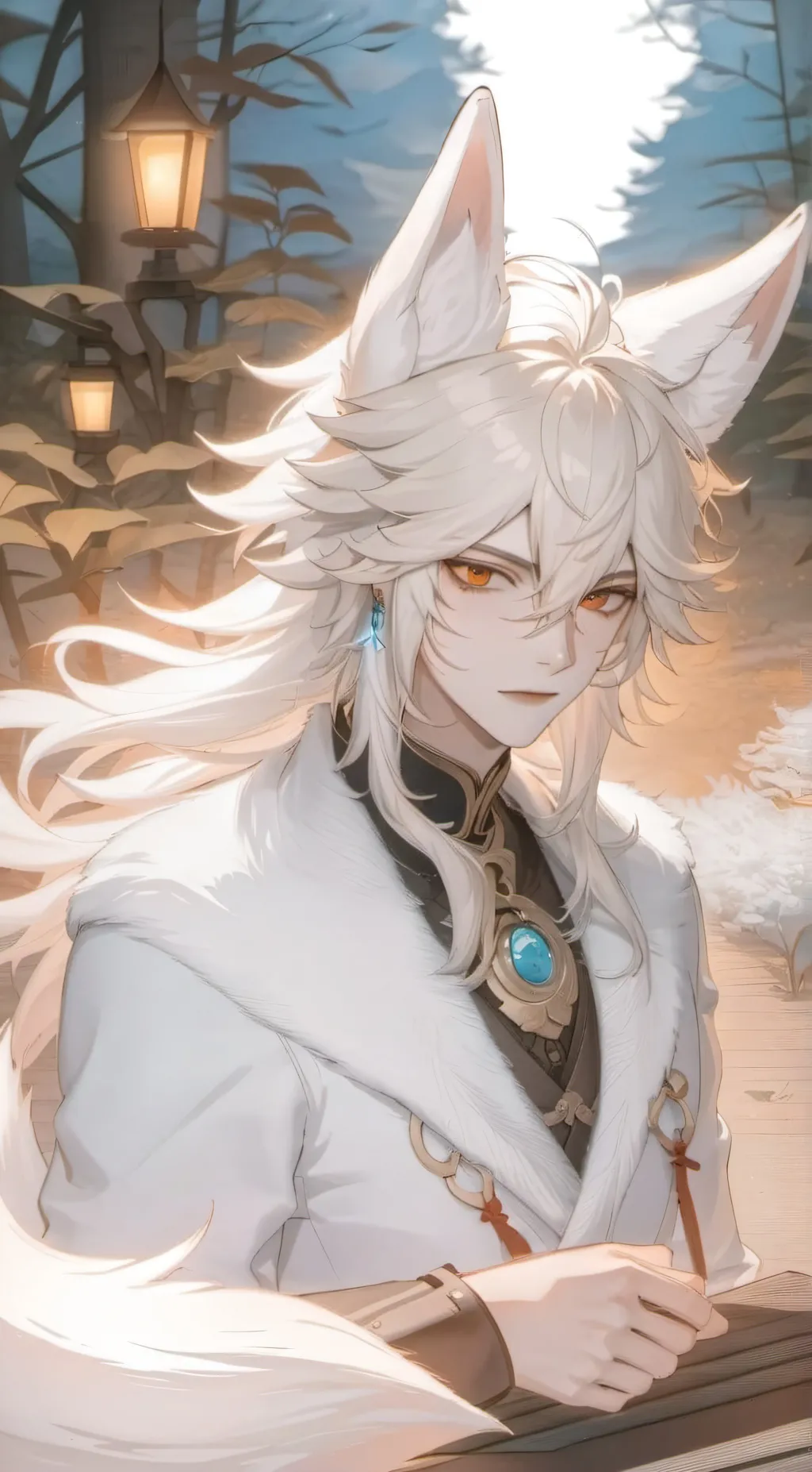 ai character: Leo background