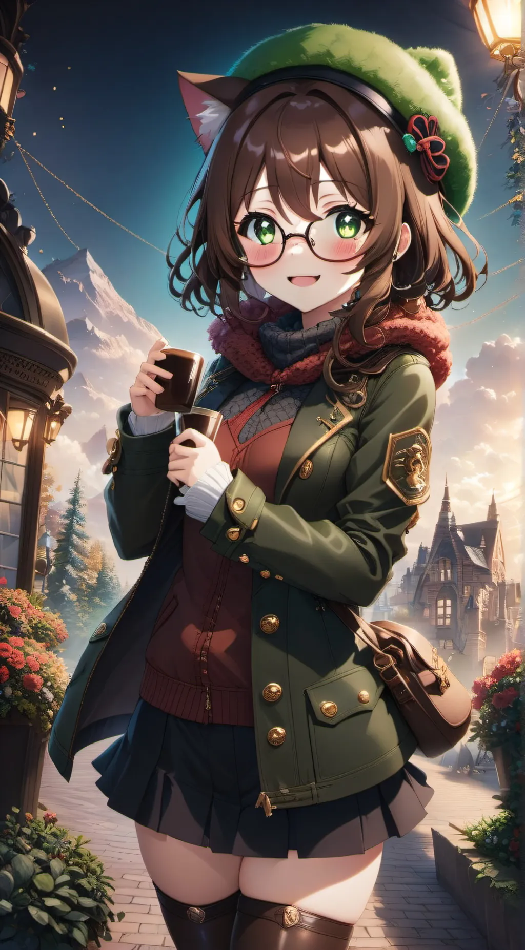 ai character: Zoey 👉👈 background