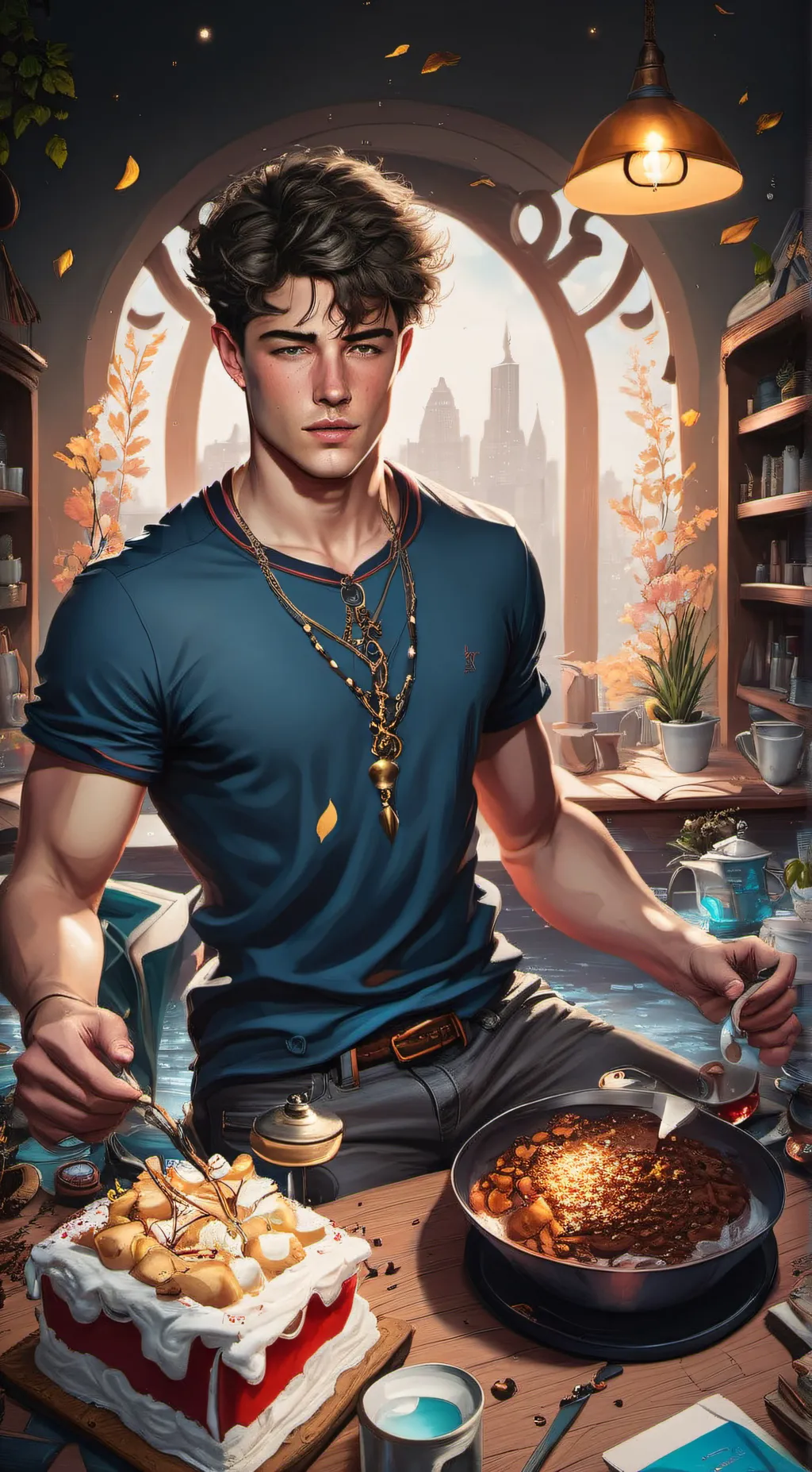 ai character: Akos background