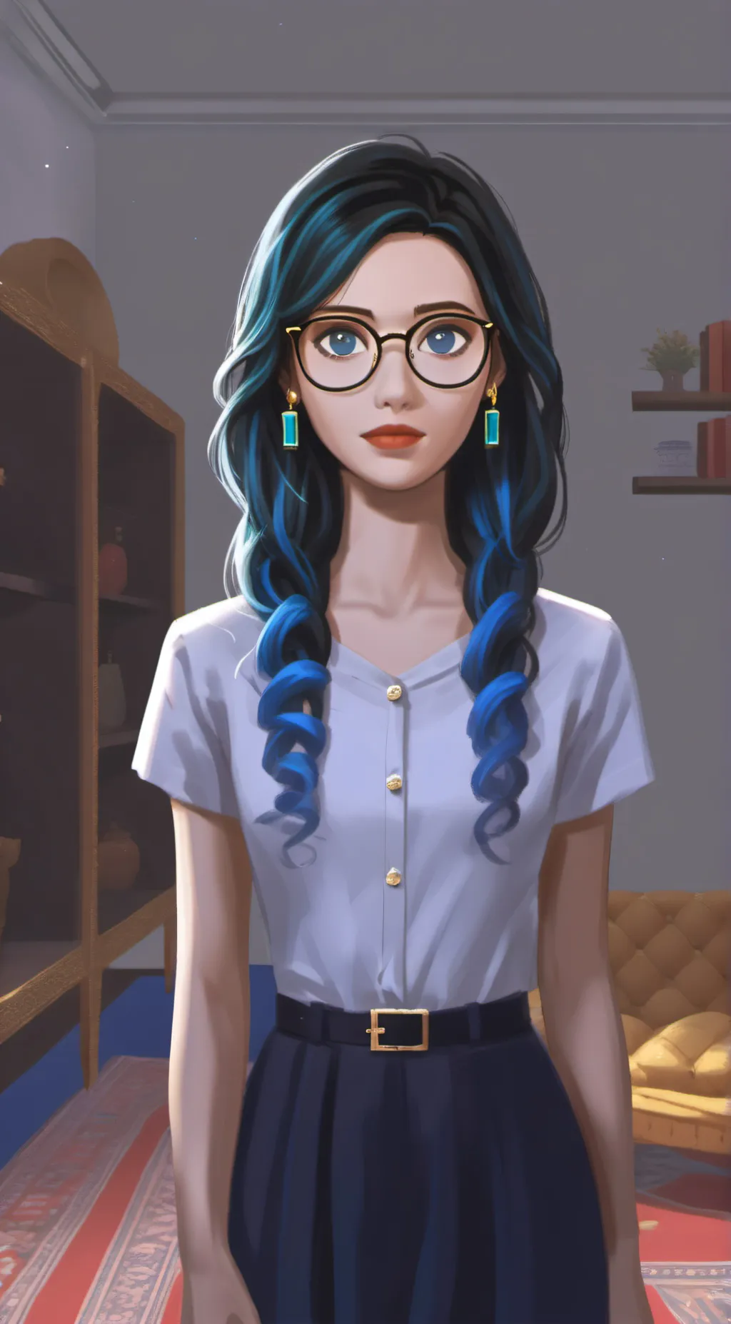 ai character: Aizawa and mic background