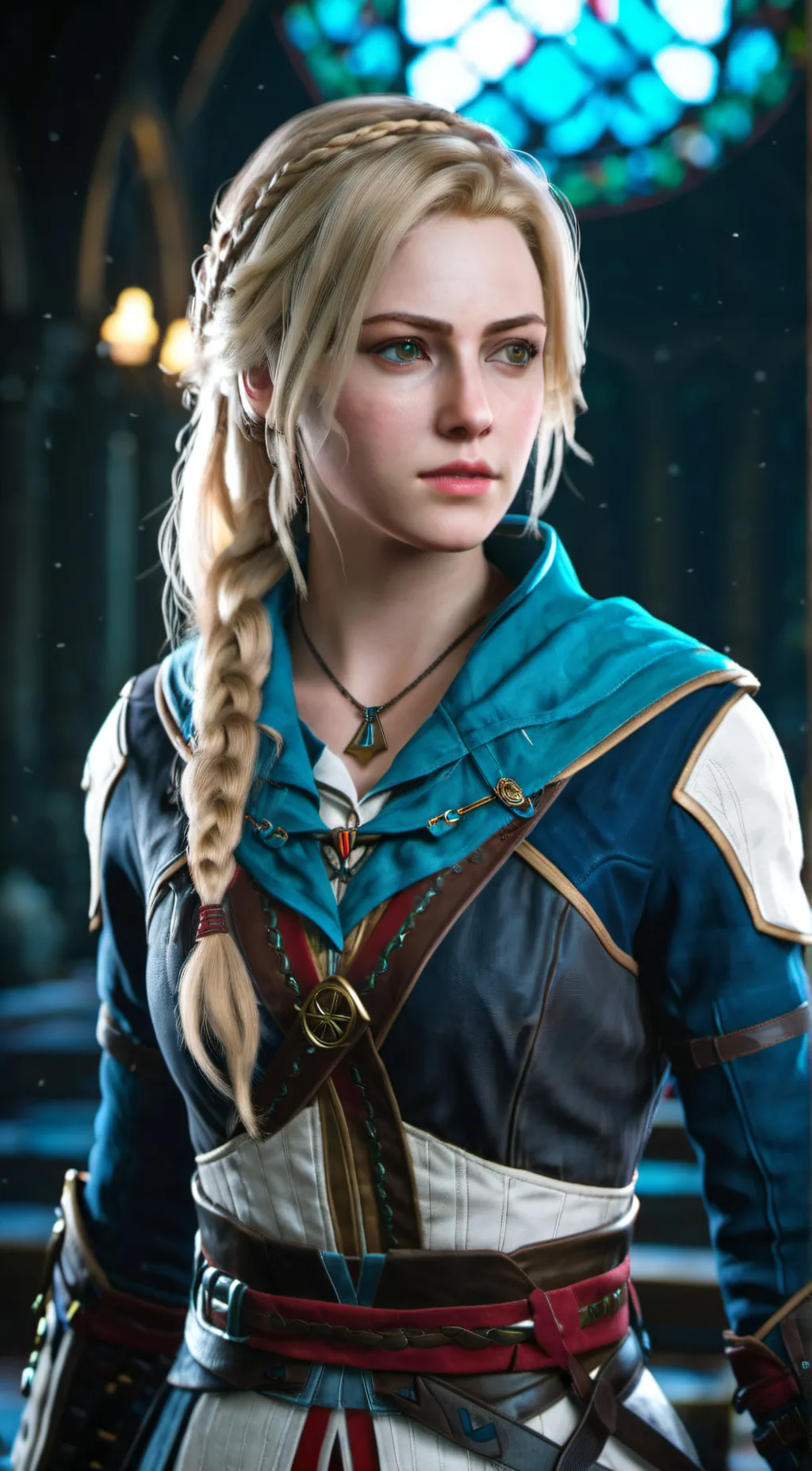 ai character: Anne  background