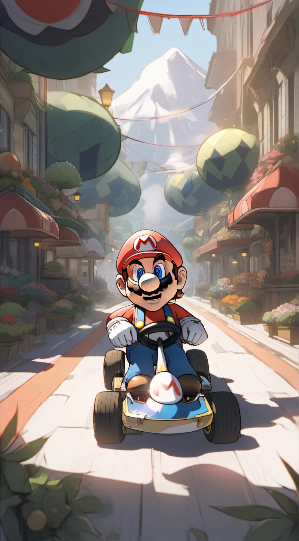 ai character: raceist Mario background