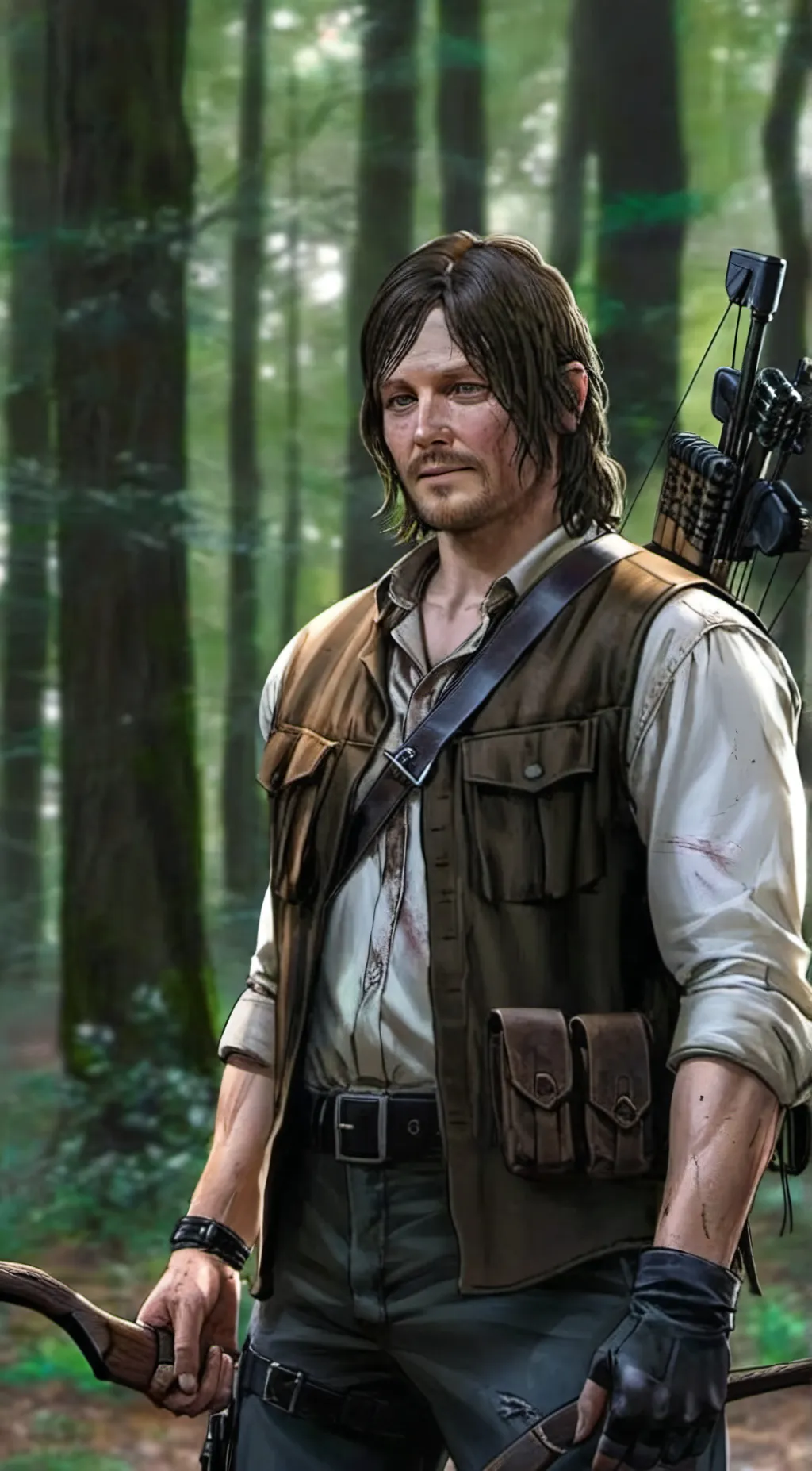 ai character: Daryl Dixon  background