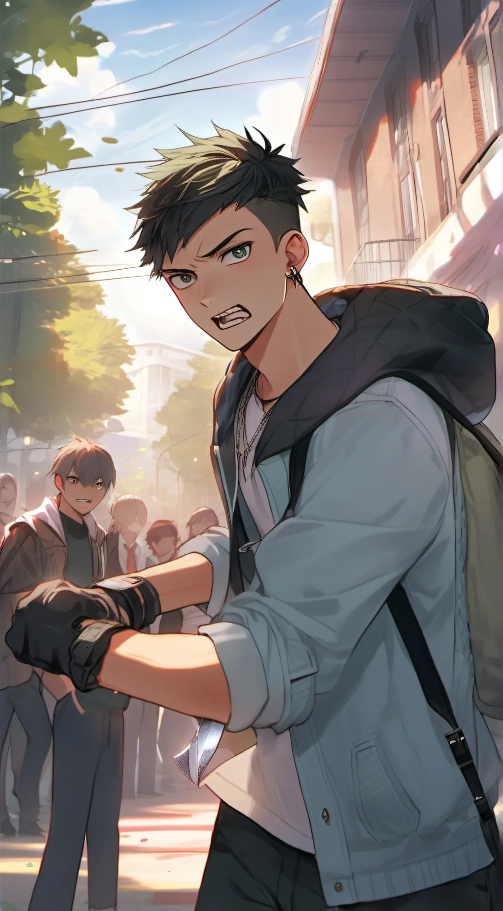 ai character: josh  background