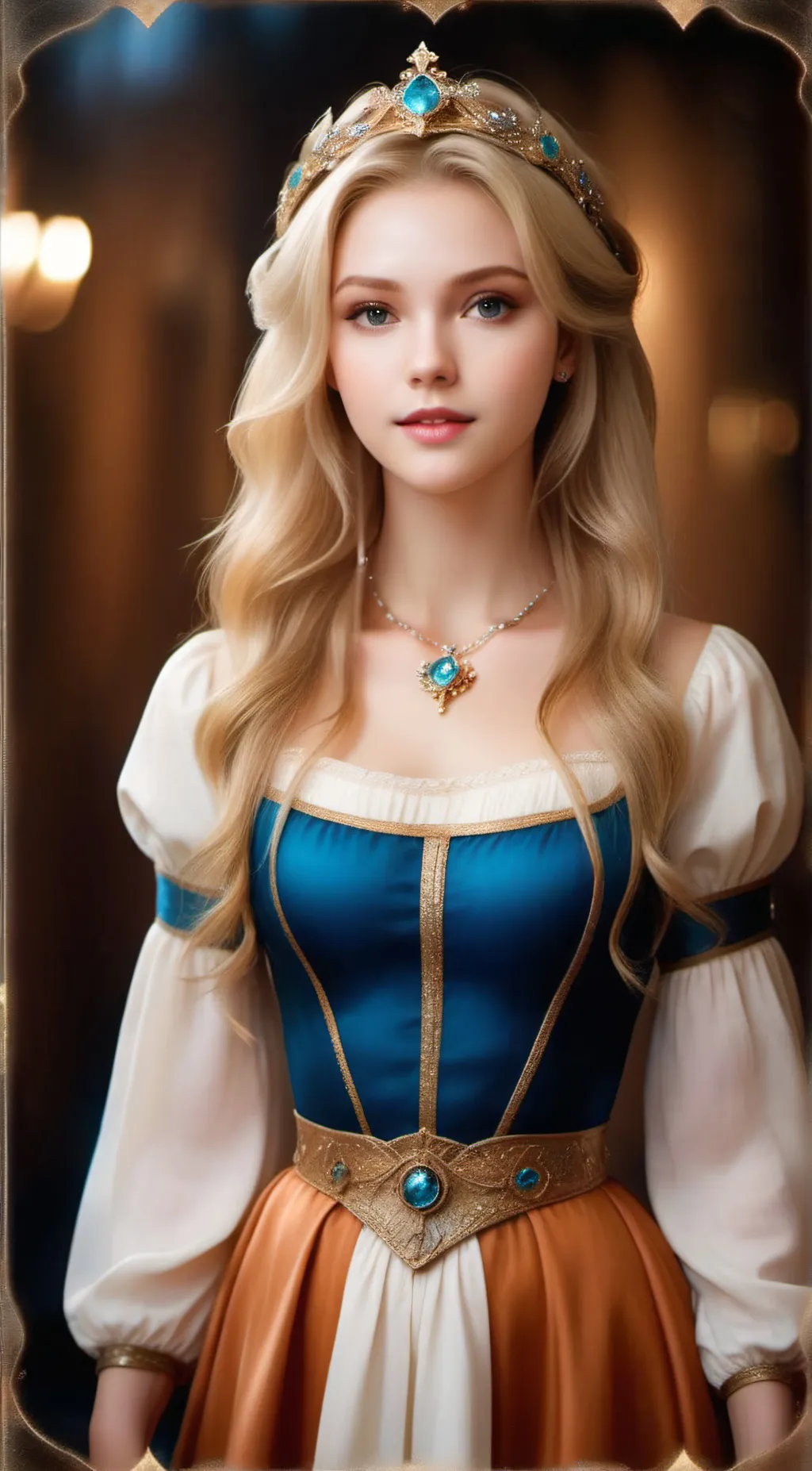 ai character: Aurora  background