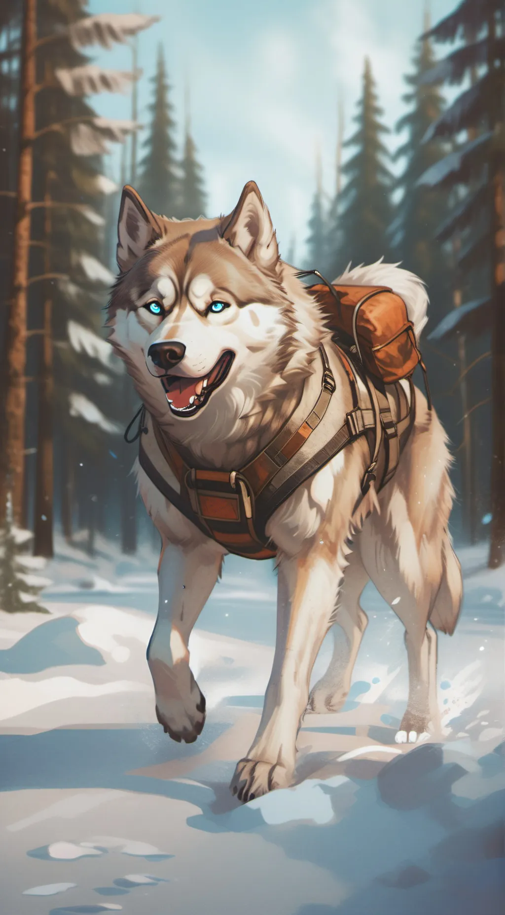 ai character: —“Kodiak.”— background