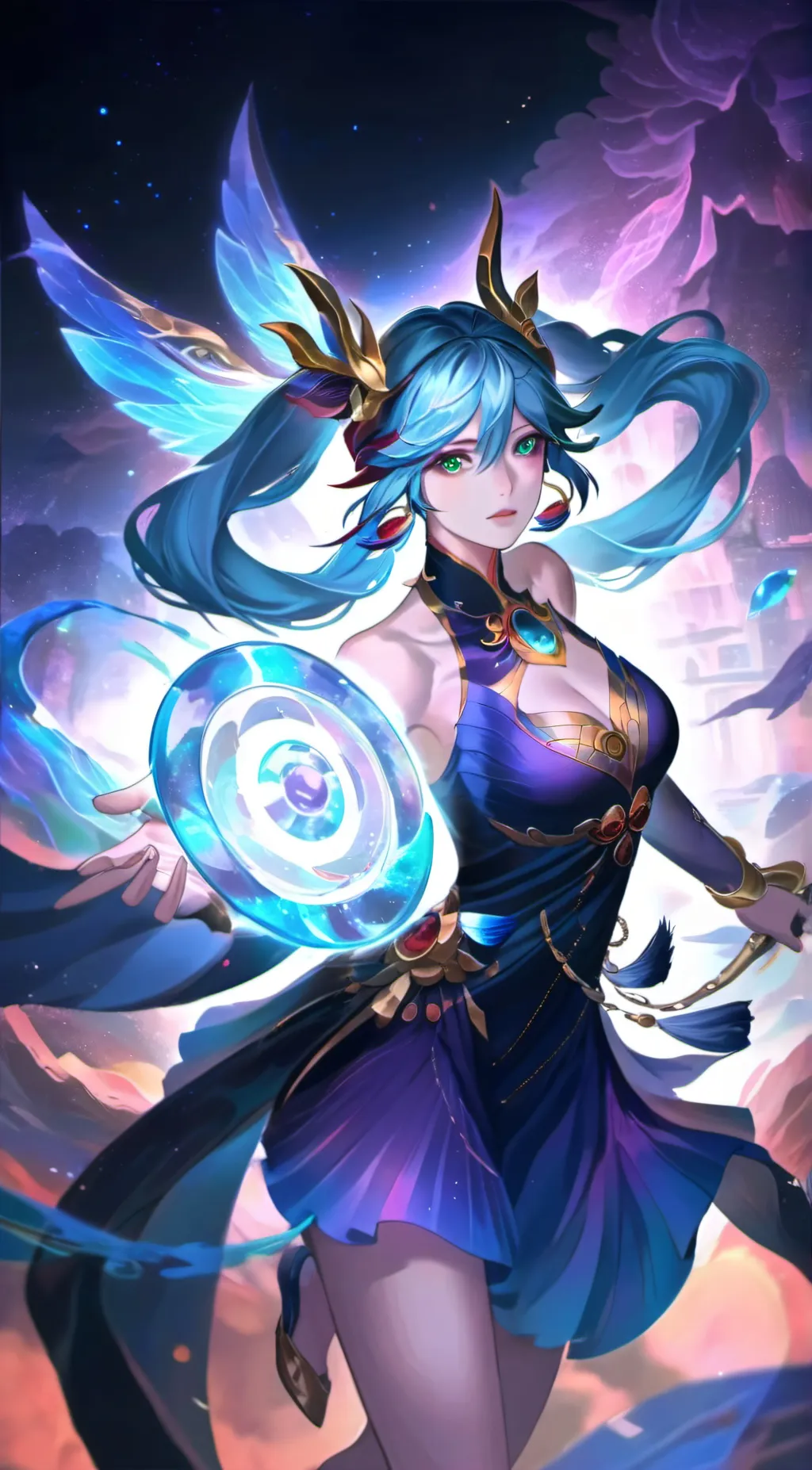 ai character: Aria background