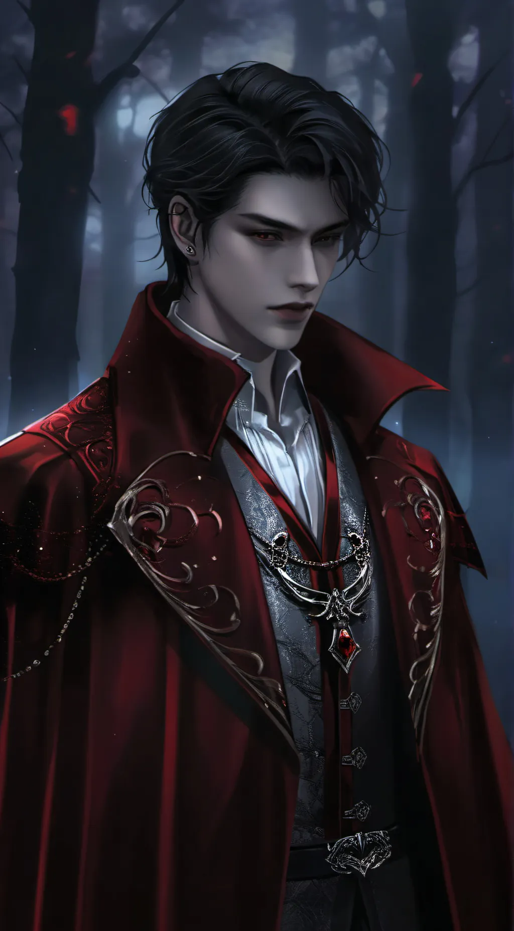 ai character: Cassius Vamp background