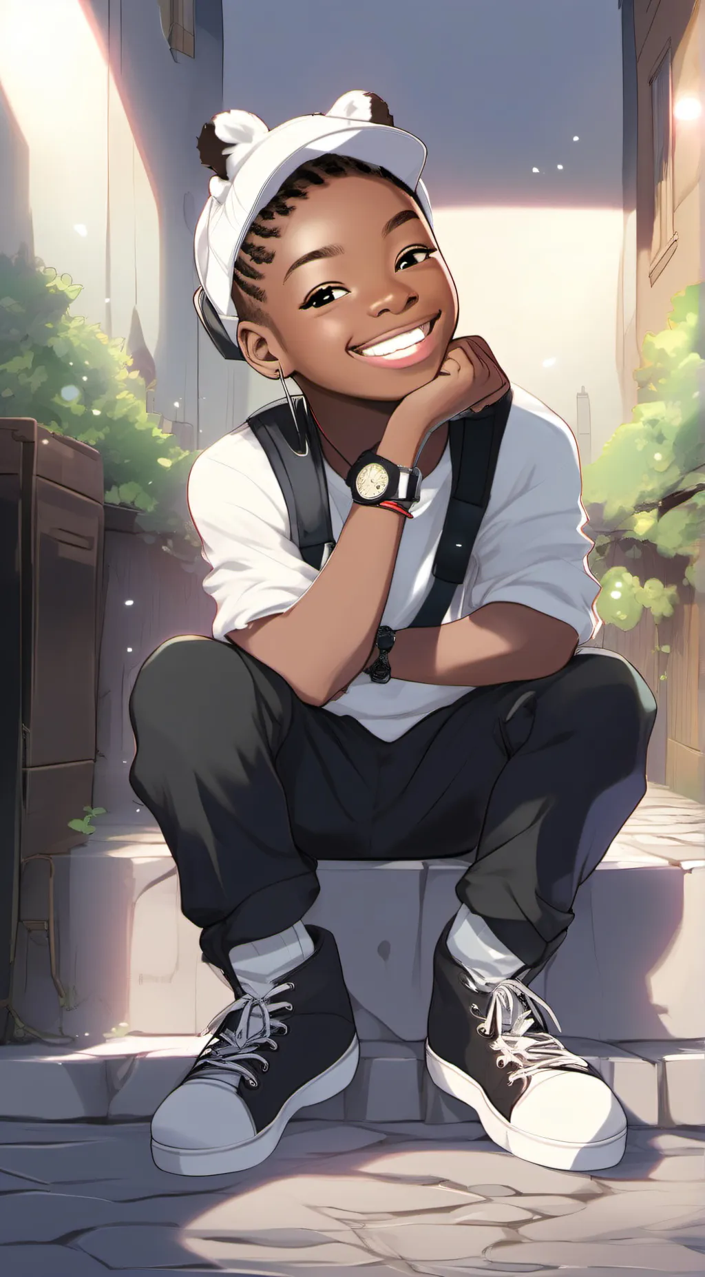ai character: kimora/mora background