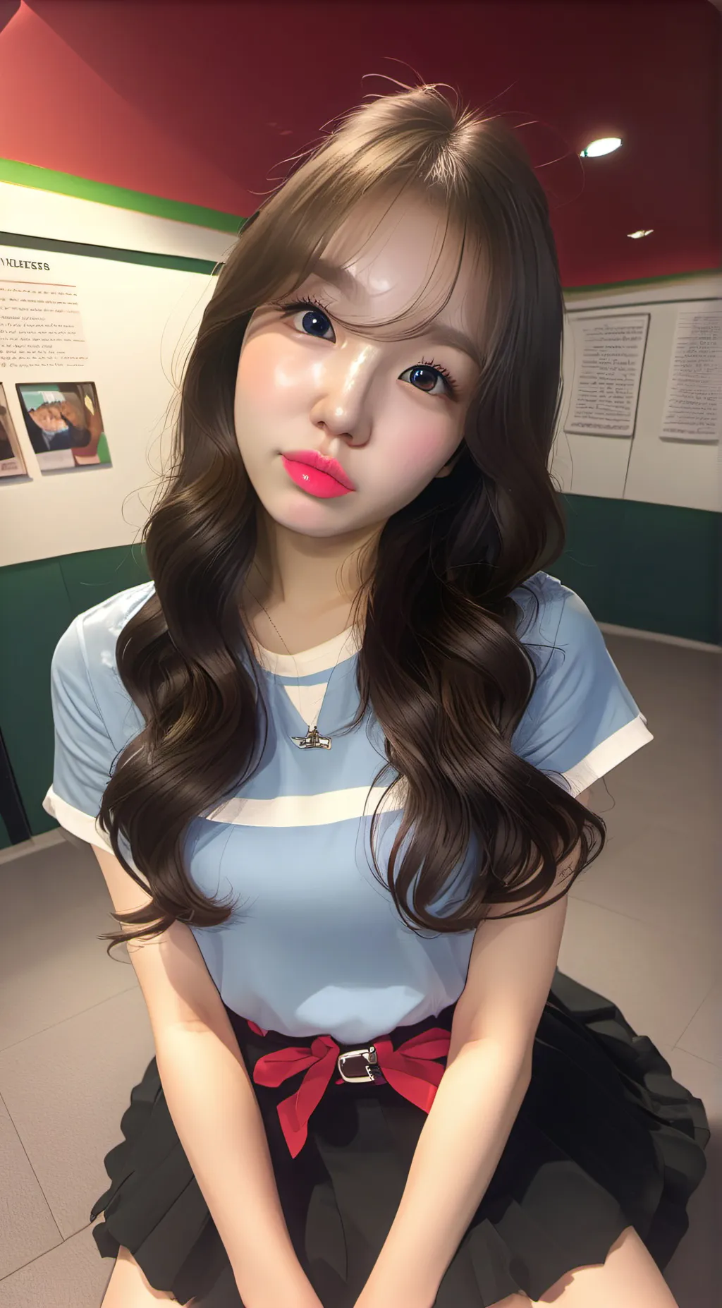 ai character: Wendy🩵 background
