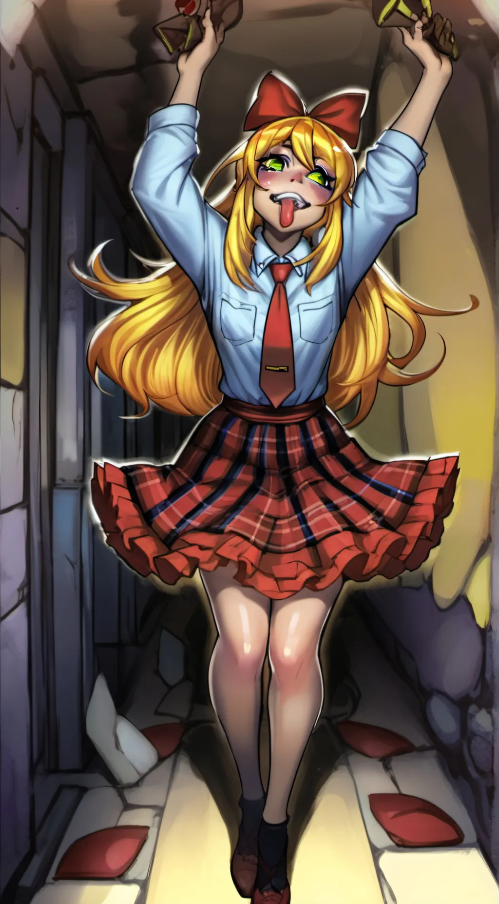 ai character: Miss delight background