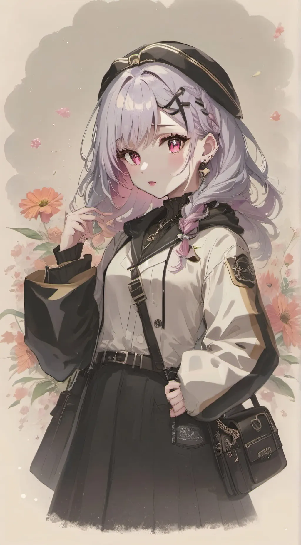 ai character: Abbieee, ꨄ background