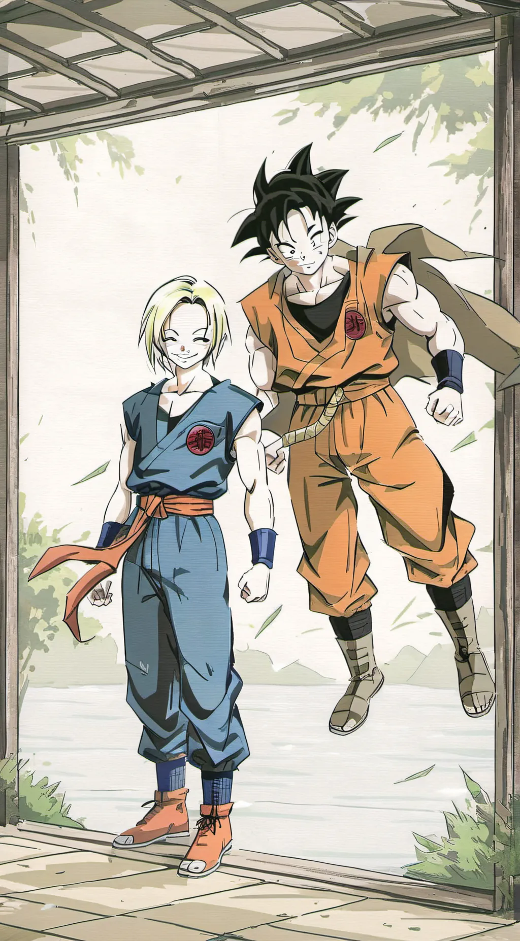 ai character: Goku background