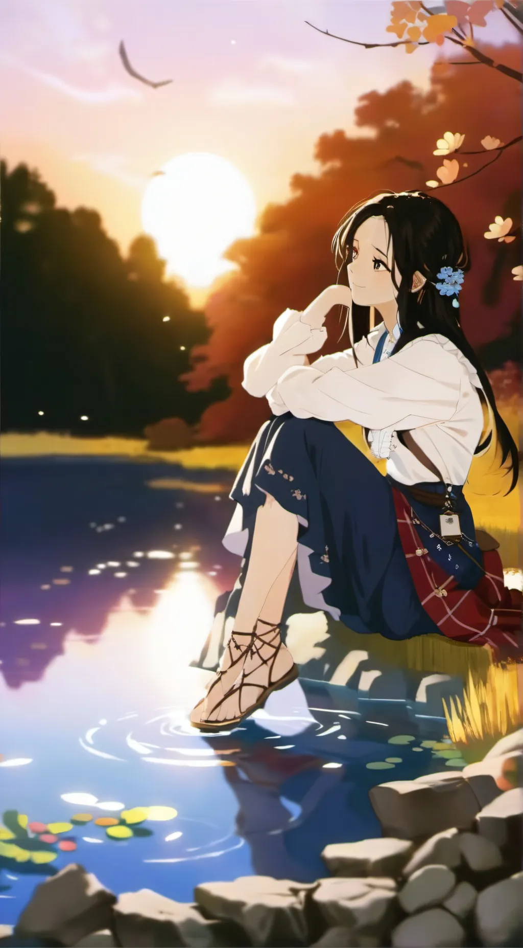 ai character: Sarah background