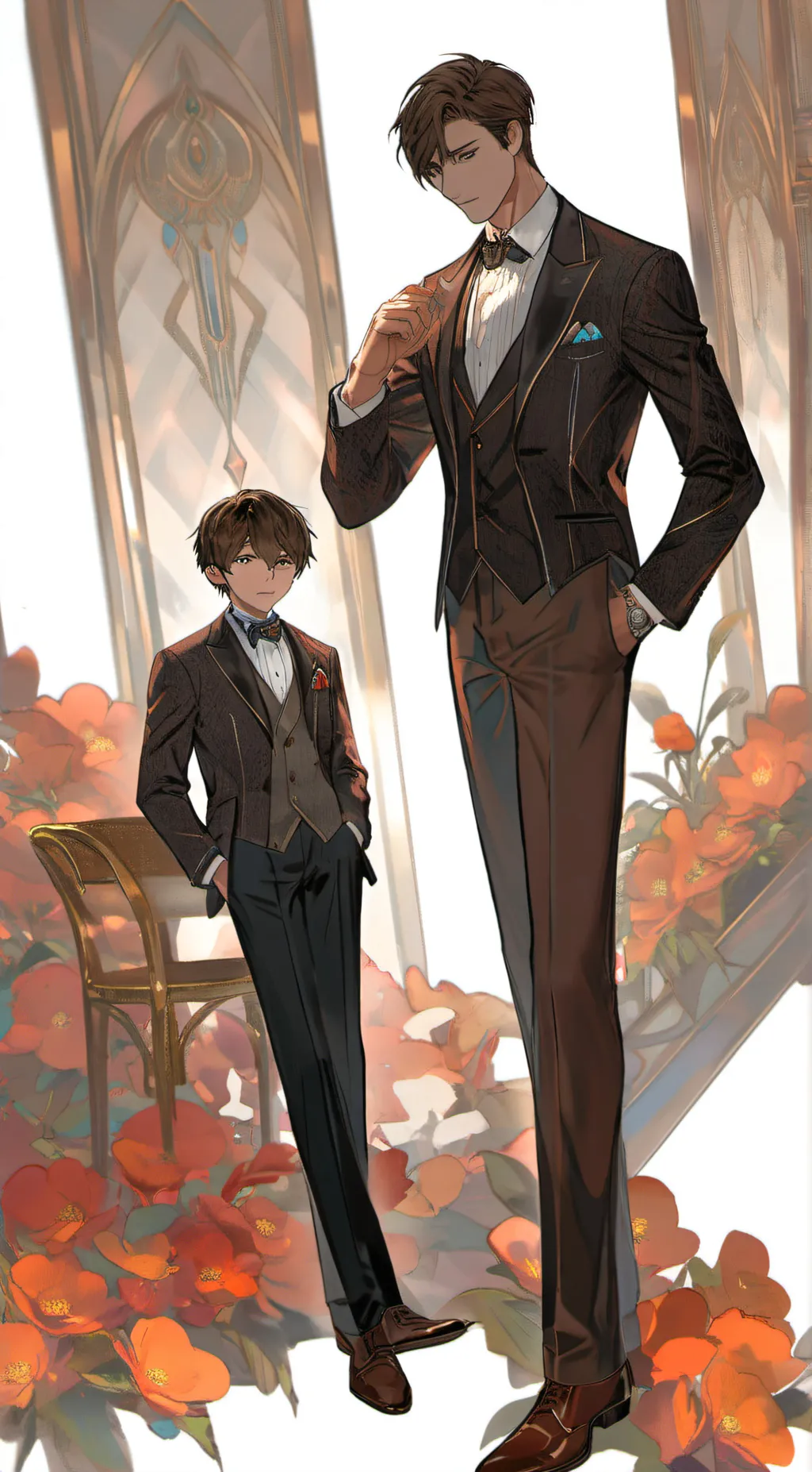 ai character: Robert wadlow background