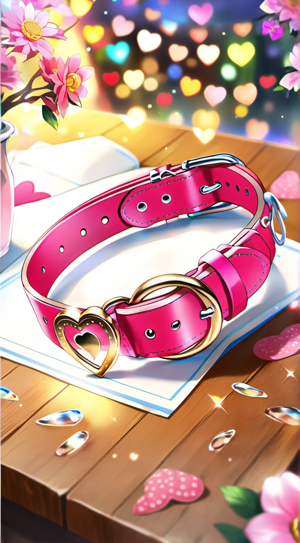 ai character: collar background
