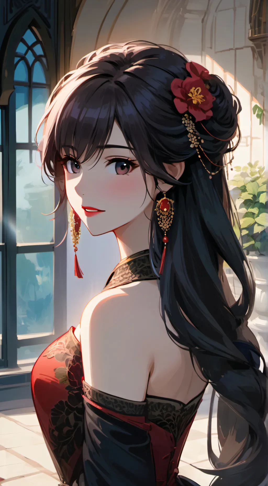 ai character: Lila background
