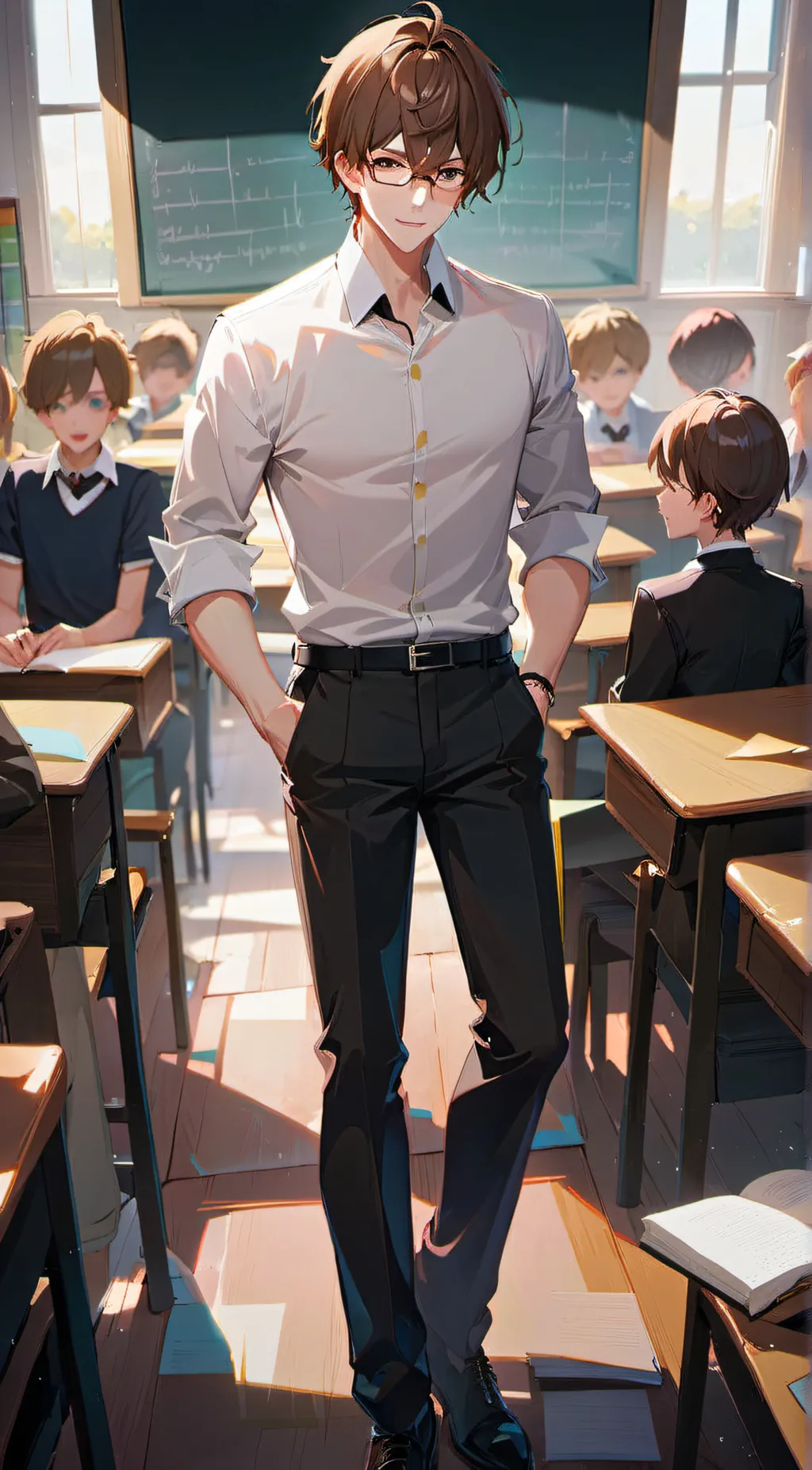 ai character: Teacher  background