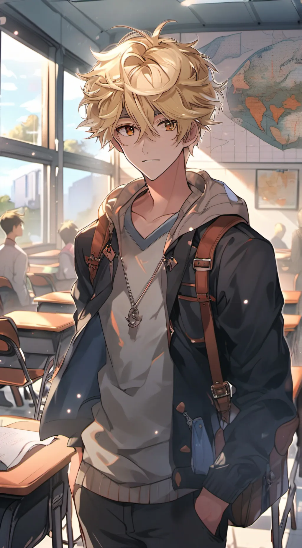 ai character: Adam background