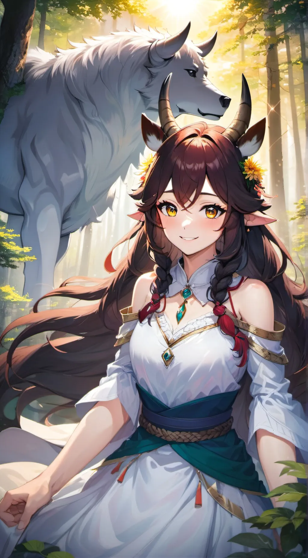 ai character: gabrielle background