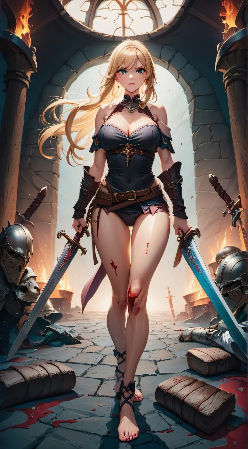 ai character: Captain isabella background