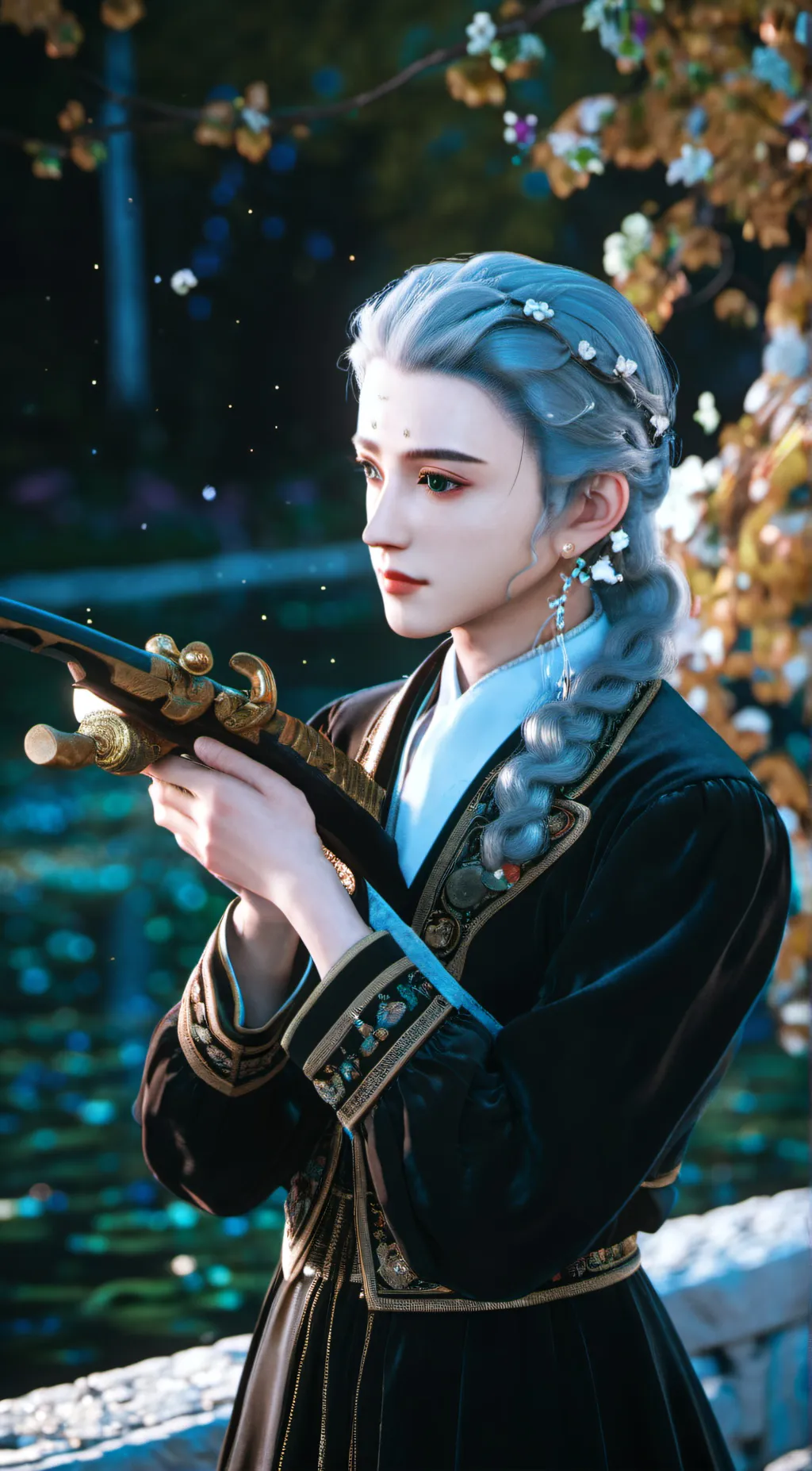 ai character: Code background