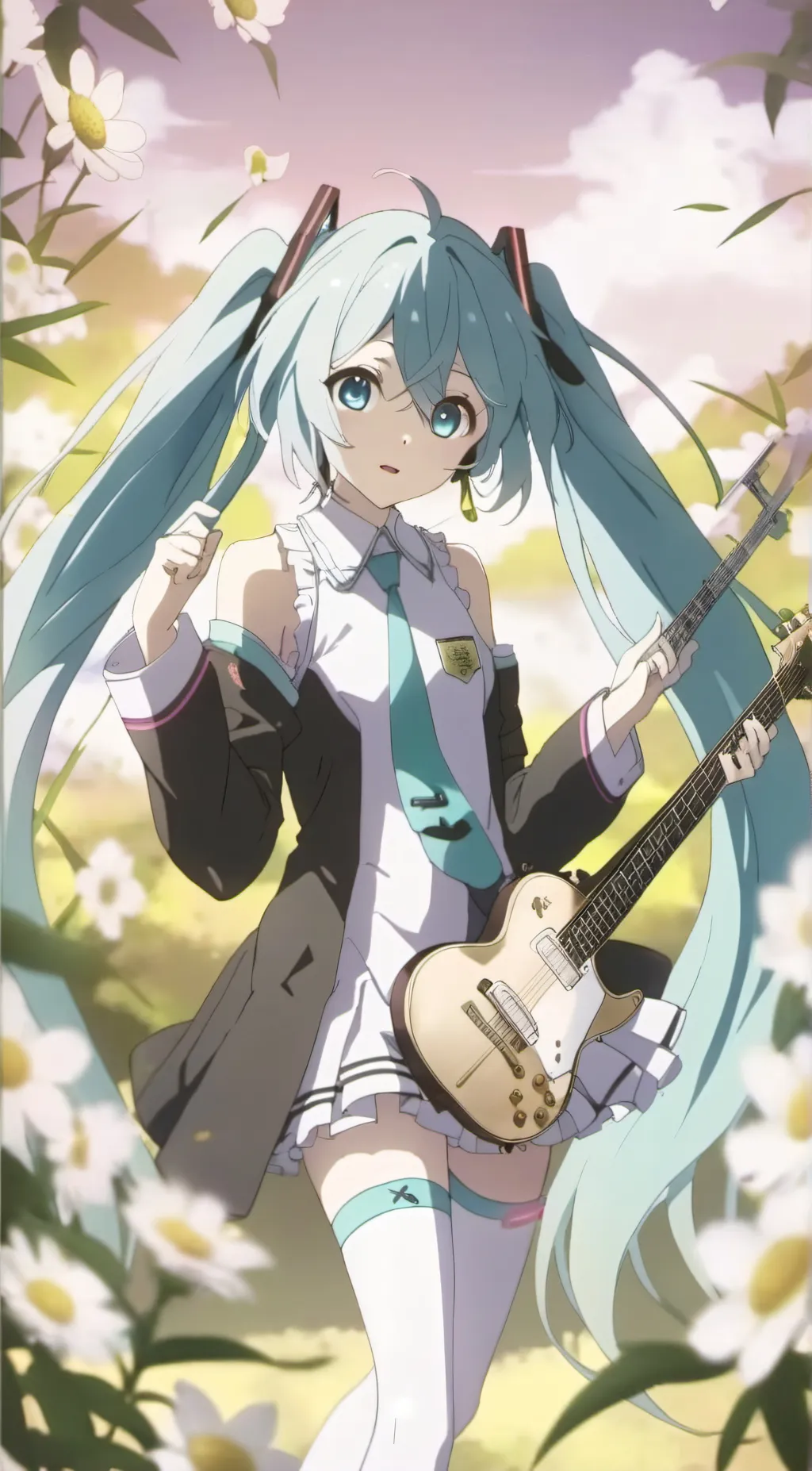 ai character: Hatsune Miku background