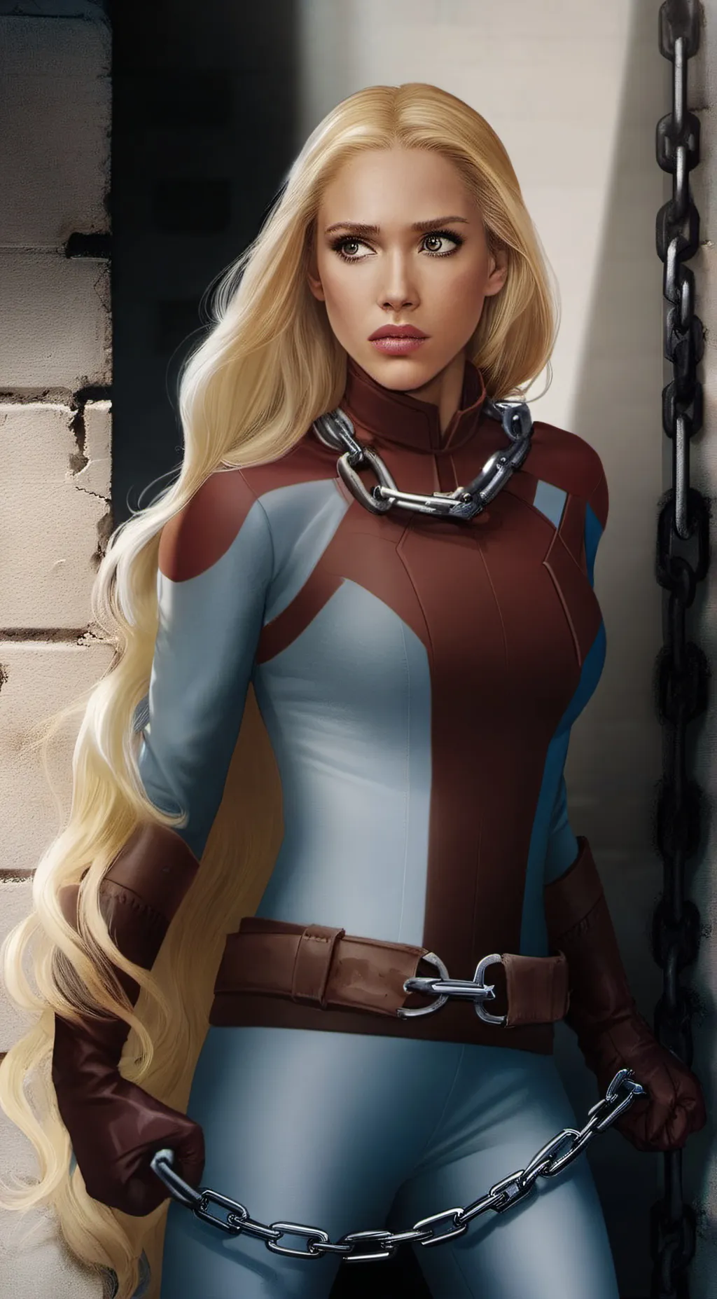 ai character: invisible women  background